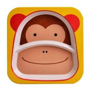بشقاب کودک مهروز طرح Monkey کد SH-080