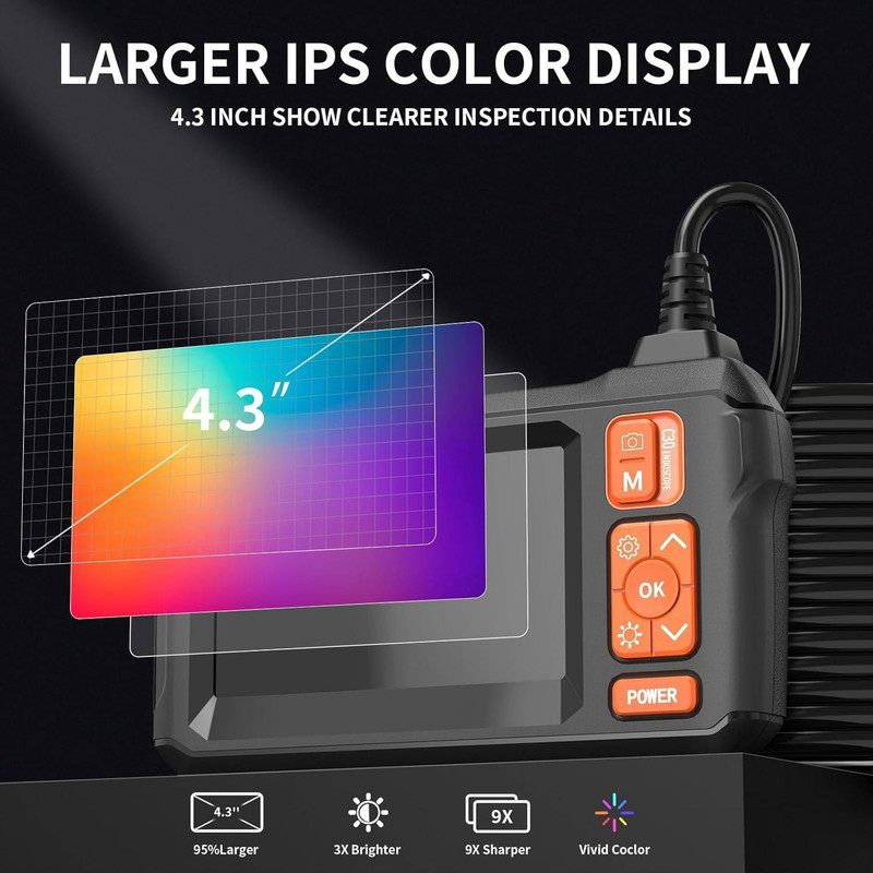 دوربین اندوسکوپی مدل C30-A کد 5m Auto Focus