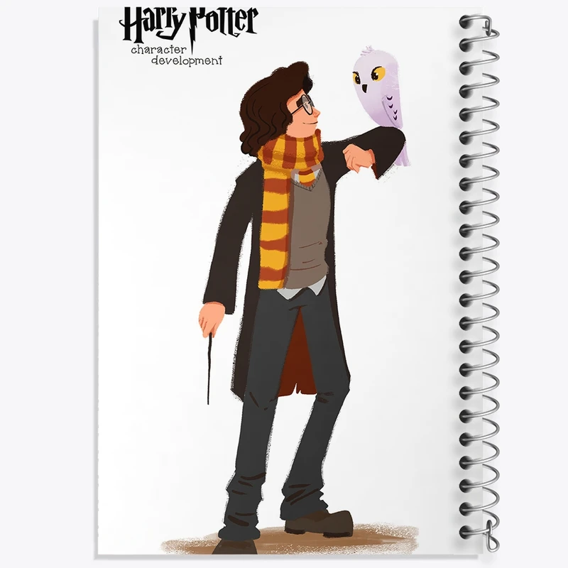 دفتر نقاشی 50 برگ خندالو طرح هری پاتر (Harry Potter) کد F1198