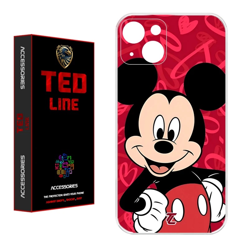 کاور تدلاین طرح میکی موس کد 1148 مناسب برای گوشی موبایل اپل Iphone 13 / 14