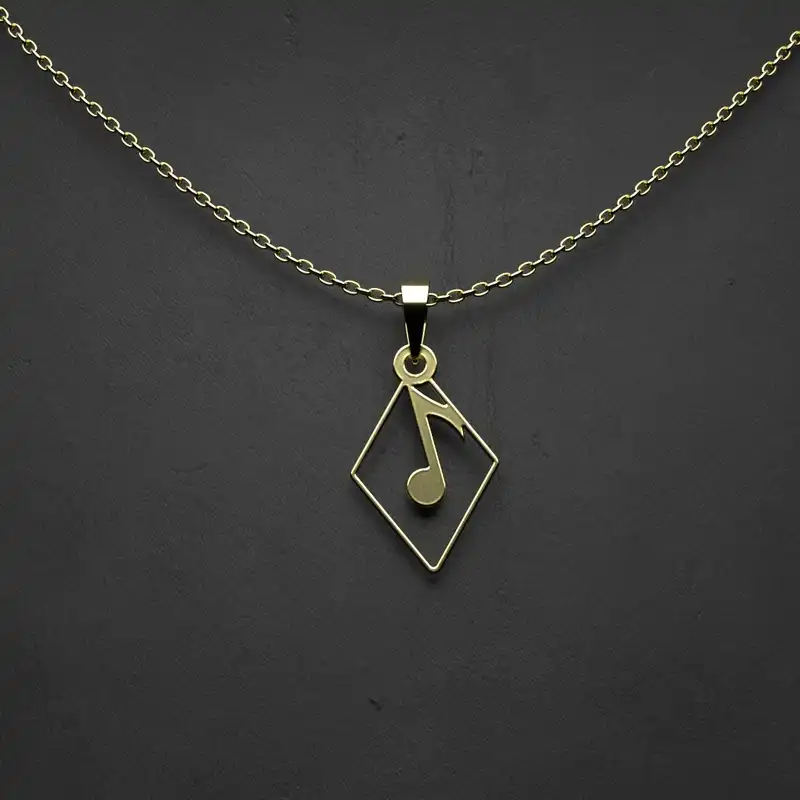 گردنبند طلا 18 عیار زنانه مدوپد مدل نت کد S2-1-1192