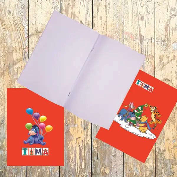 دفتر نقاشی 40 برگ تیما مدل کسرا مجموعه 10 عددی