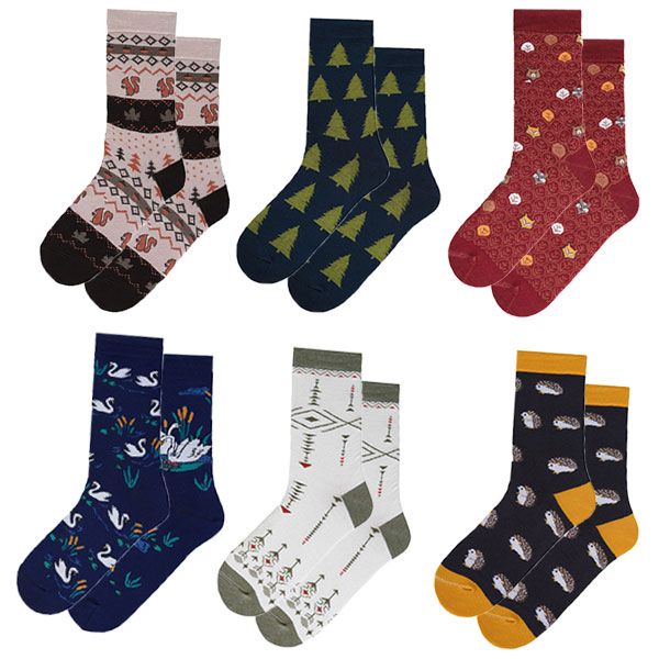 جوراب زنانه ال سون مدل پاییزی کد PH764.4 بسته 6 عددی -  - 21