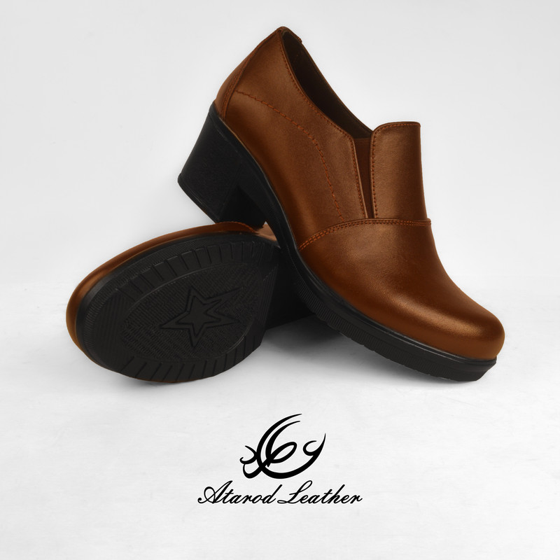 کفش زنانه چرم عطارد مدل طبی چرم طبیعی کد SH74