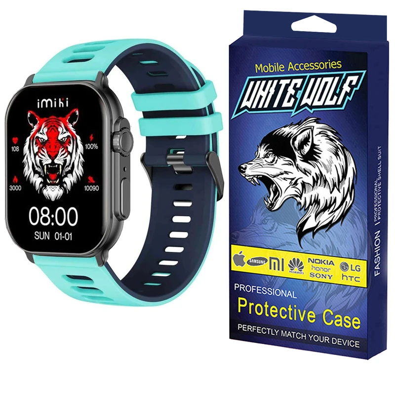 بند وایت ولف مدل WB-SIL 2Cمناسب برای ساعت هوشمند ایمیکی SF1E