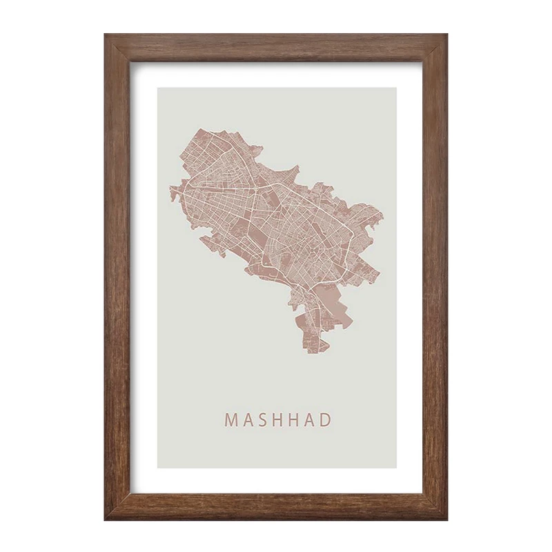 تابلو خندالو طرح نقشه مشهد کد F11969