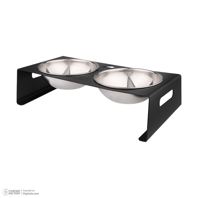 ظرف آب و غذا سگ و گربه تی بی تی مدل دو قلو