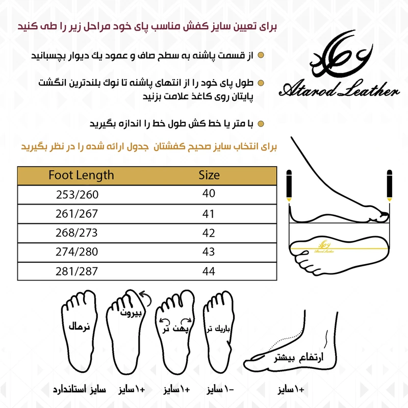 کفش مردانه چرم عطارد مدل چرم طبیعی کد SH48 عکس شماره 3