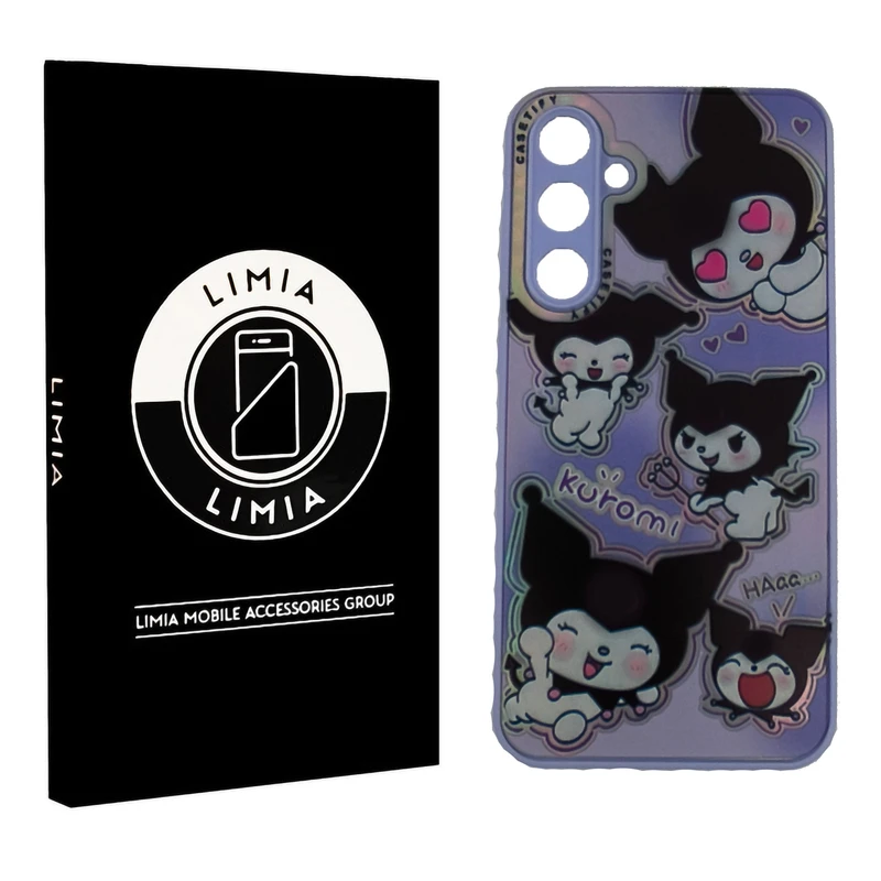 کاور لیمیا مدل فانتزی لنزدار طرح عروسکی PVD مناسب برای گوشی موبایل سامسونگ Galaxy A55