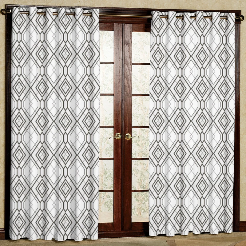 پرده مدل لوزی مخمل پانچی کد 4355 سایز 200x140 سانتی متر