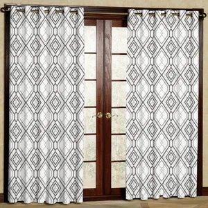 پرده مدل هازان پانچی کد 4355 سایز 140x200 سانتی متر