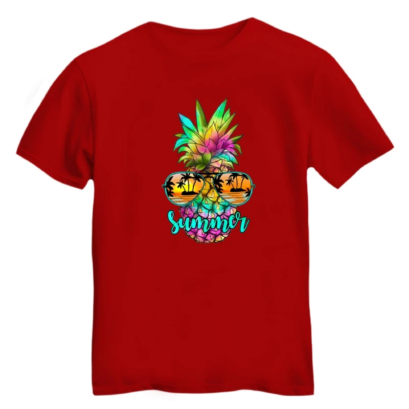 تی شرت آستین کوتاه زنانه مدل آناناس