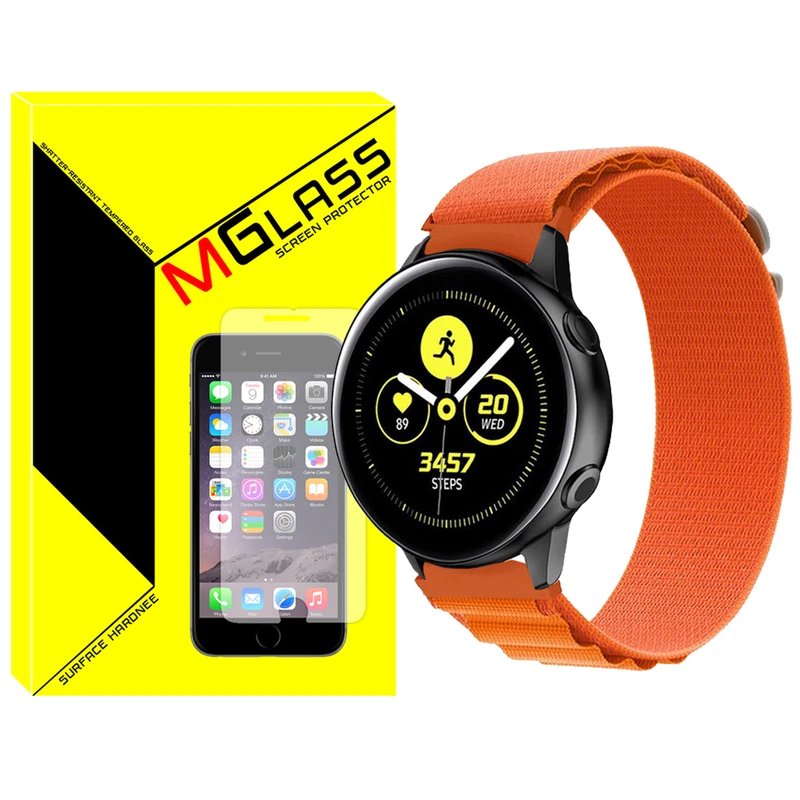 بند ام‌گلس مدل Loop Alpine مناسب برای ساعت هوشمند سامسونگ Galaxy Watch Active / Active 2