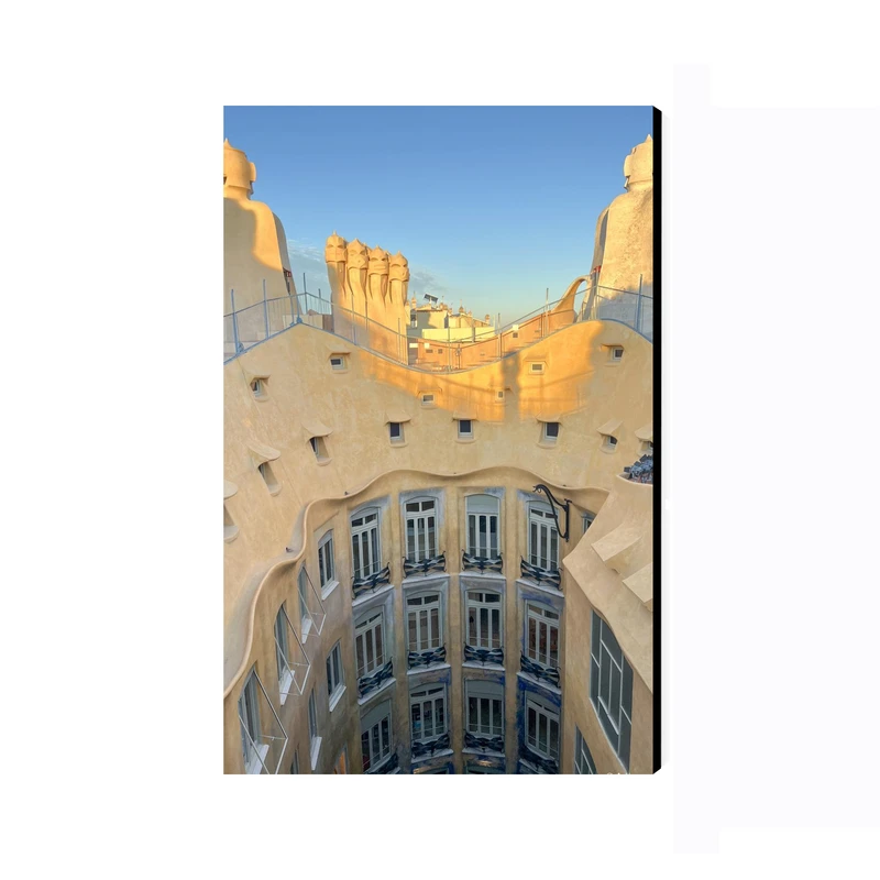 تابلو شاسی عرش طرح گردشگری اسپانیا مدل کازا میلا یا خانه میلا کد As6303