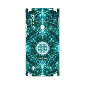 MAHOOT Mathematical Geometric Shape 4-FullSkin Cover Sticker for Motorola Moto G8 Power Lite