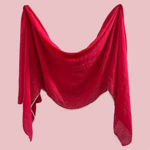 شال زنانه مدل نخی مرواریدکوبی کد 007