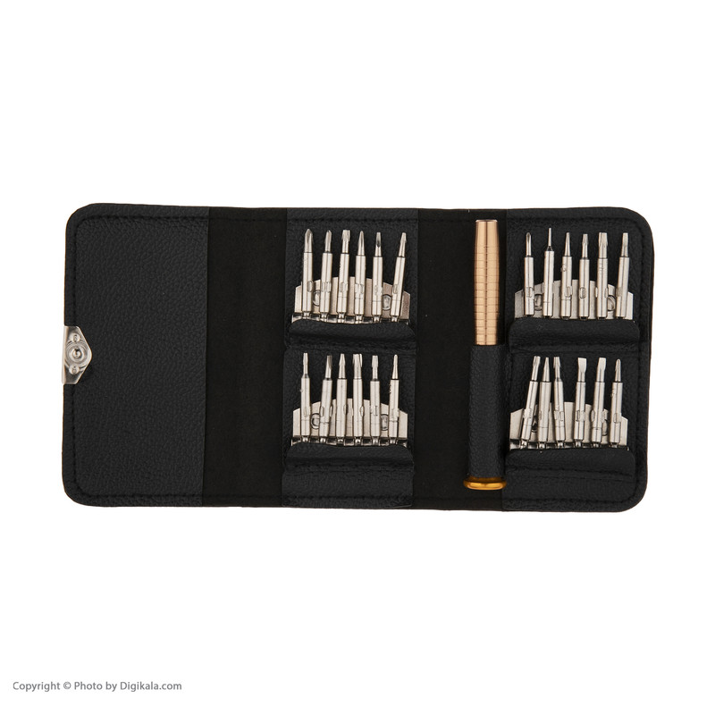 پيچ گوشتي ساعتي اي ام تولز مدل AM3220 مجموعه 25 عددي پيچ گوشتي ساعتي اي ام تولز مدل AM3220 مجموعه 25 عددي