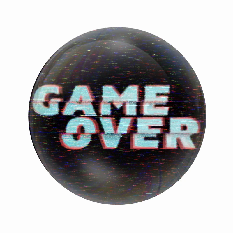 مگنت عرش طرح فانتزی گیم اور Gameover کد Asm3816