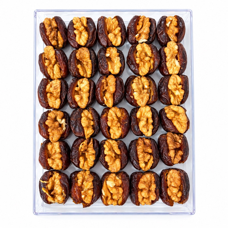 خرما خنیزی با مغز گردو باغ نو بستک - ۲۲۰ گرم
