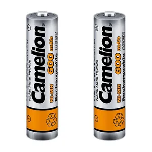 باتری نیم قلمی قابل شارژ کملیون مدل ACCU-600 بسته 2 عددی