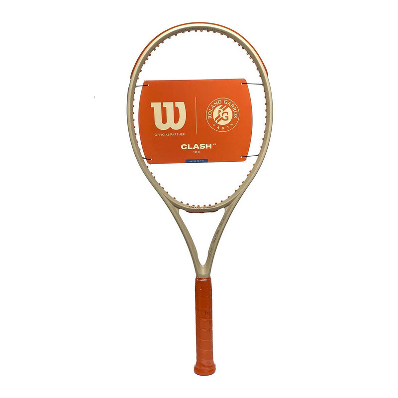 راکت تنیس ویلسون مدل Clash 100 v2 Roland Garros 2024