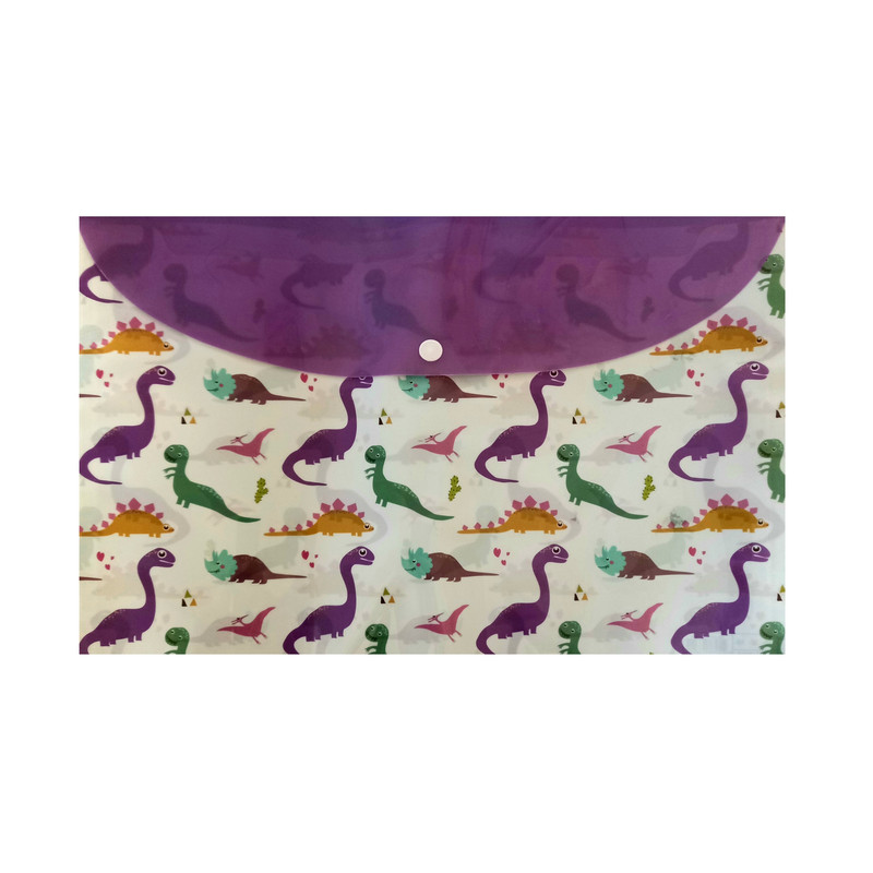 پوشه دکمه دار مدل فانتزی طرح دایناسور پوشه دکمه دار مدل فانتزی طرح دایناسور