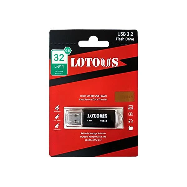 فلش مموری لوتوس L811 USB3.2 ظرفیت 32 گیگابایت