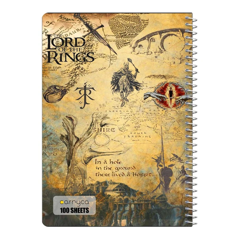دفتر مشق 100 برگ سیمی کارنیکا طرح ارباب حلقه ها Lord of the Rings کد 80127