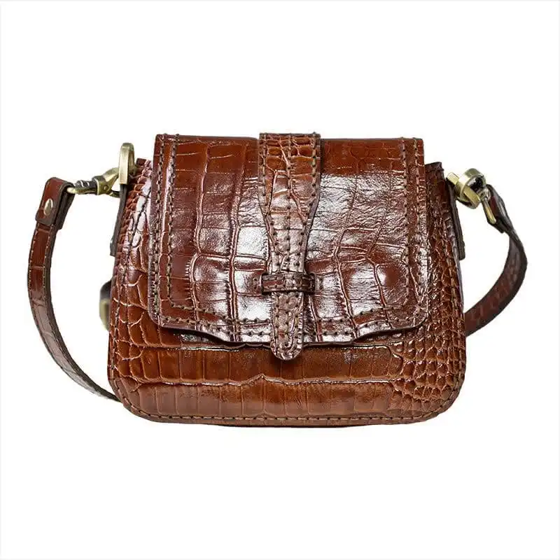 کیف رودوشی چرمی مدل دست دوز کرمانشاه کد CR06