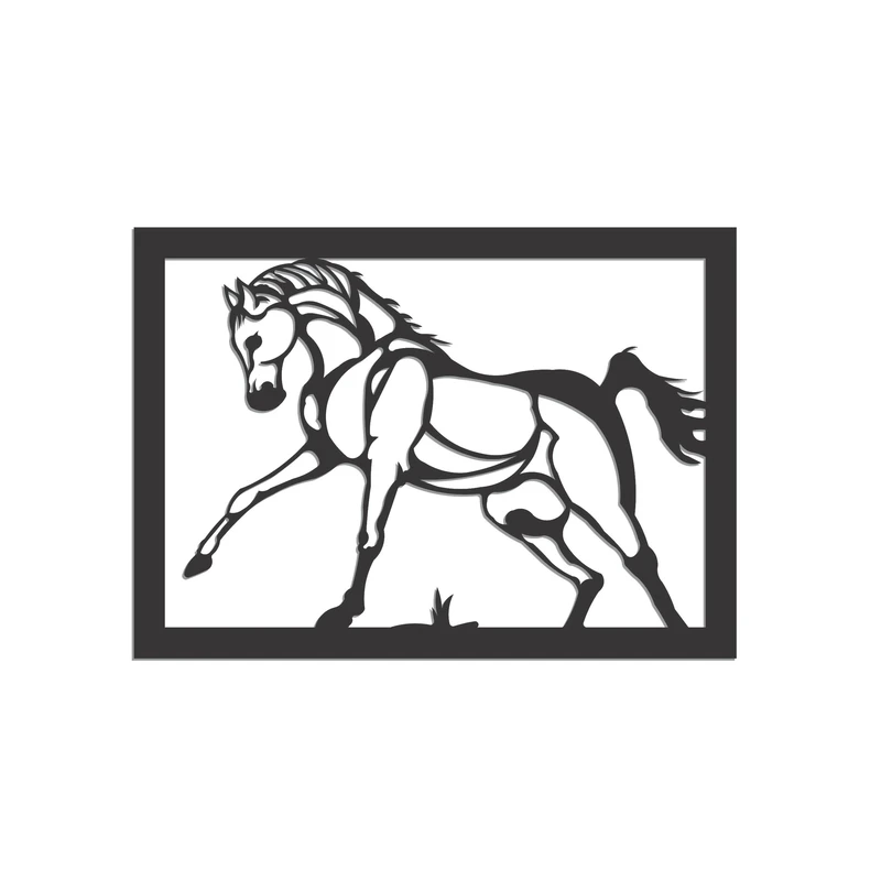 دیوارکوب مدل اسب کد 1002