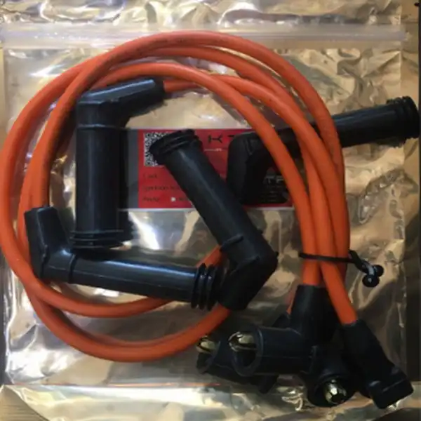 وایر شمع ریسینگ تقویتی خودرو کد 1858 مناسب برای تیبا مجموعه 4 عددی