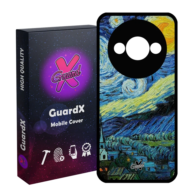 کاور گارد ایکس طرح Art مدل Glass10266 مناسب برای گوشی موبایل شیائومی Redmi A3 4G/ A3X 4G/ Poco C61