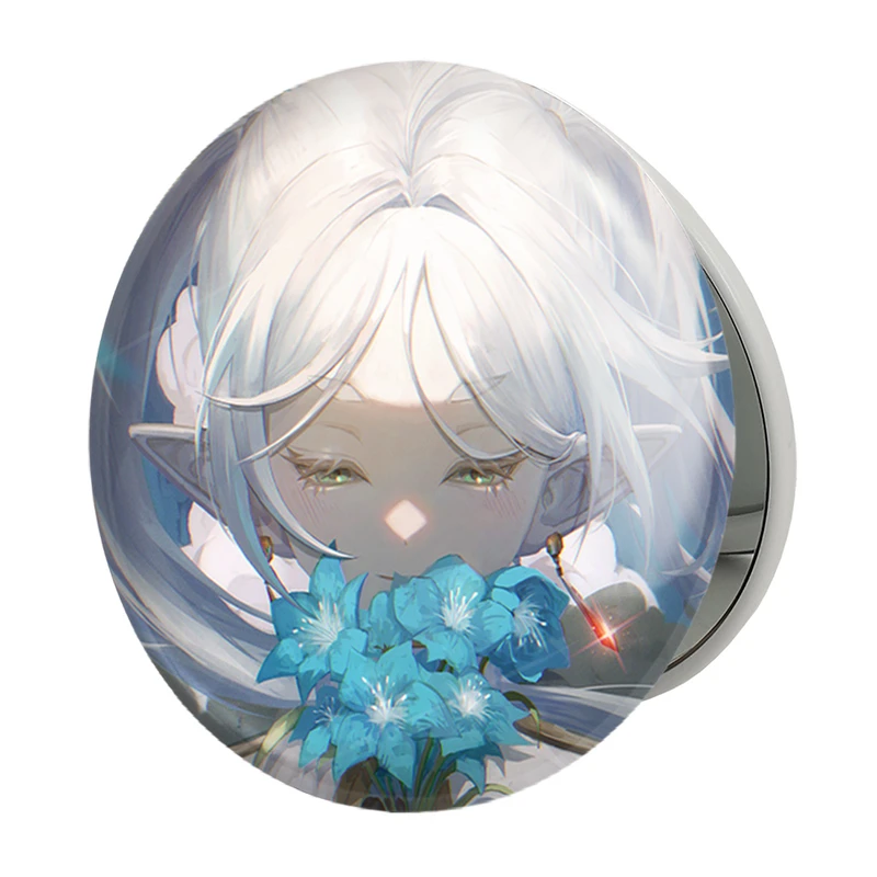 آینه جیبی خندالو طرح انیمه فریرن (Frieren) مدل تاشو کد 33965