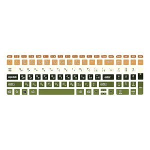 برچسب حروف فارسی کیبورد توییجین و موییجین مدل colors 19 مناسب برای لپ تاپ اچ پی Pavilion 15-P Series