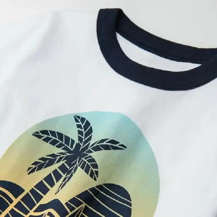 ست تی شرت آستین کوتاه و شلوارک بچگانه کول کلاب مدل ccb2411922