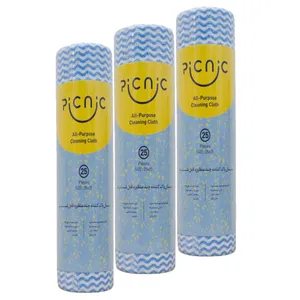 دستمال رطوبت گیر پیکنیک مدل P3 سه  بسته 25 عددی