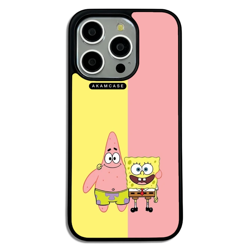 کاور آکام مدل AMC-WA15PRO-SPONGE BOB6 مناسب برای گوشی موبایل اپل iPhone 15 Pro