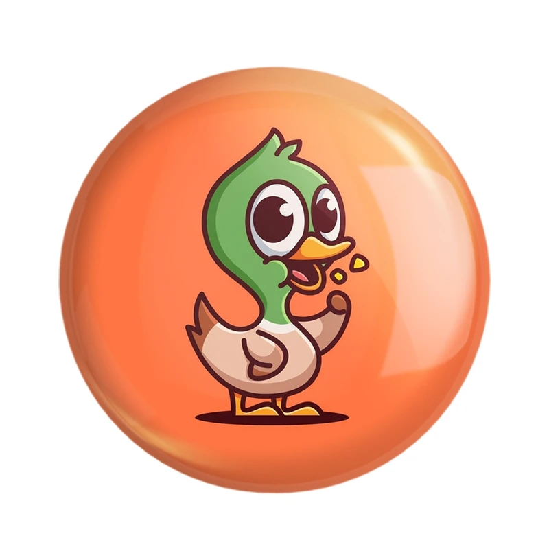 مگنت خندالو مدل حیوانات بامزه جوجه اردک کد 28175