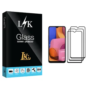 LKG LK Glass Screen Protector For Samsung Galaxy A20s Pack Of 3