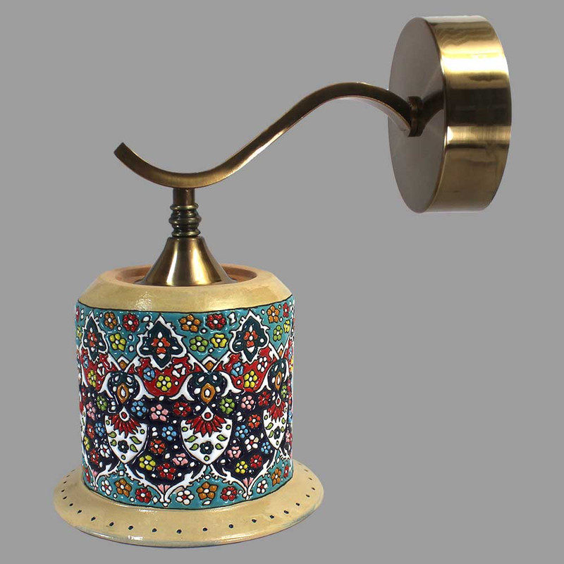 چراغ دیواری طرح میناکاری