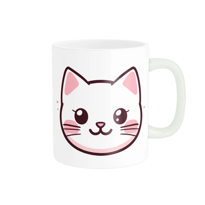 ماگ پاد آفرین طرح گربه کیوت کد 1775