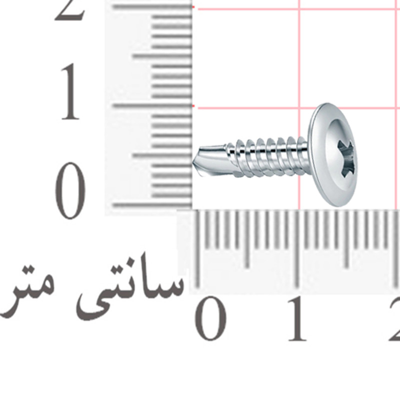 پیچ سر مته چهار سو خودکار بیلگین مدل 12mx4m بسته 24 عددی