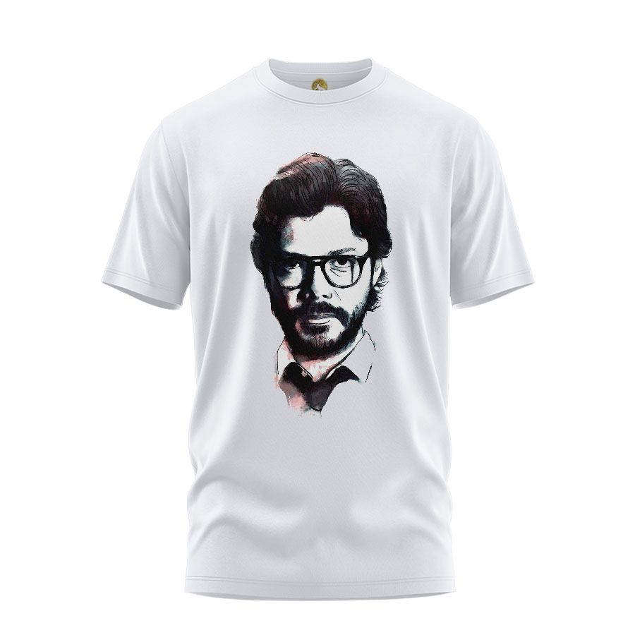 تی شرت آستین کوتاه مردانه هومرو مدل TW347 طرح Money Heist -  - 1