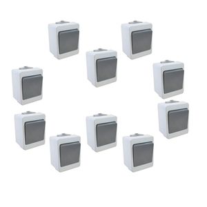 کلید تک پل صنعتی پارت الکتریک مدل P-B-10 بسته 10 عددی
