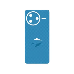 MAHOOT Minimal Paper Airplane Cover Sticker for Xiaomi Poco F7 Pro