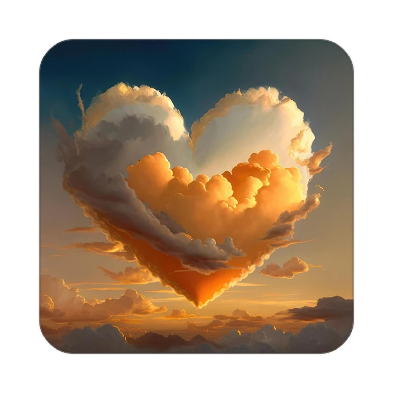 زیر لیوانی کاکتی مدل عاشقانه کد mp12009