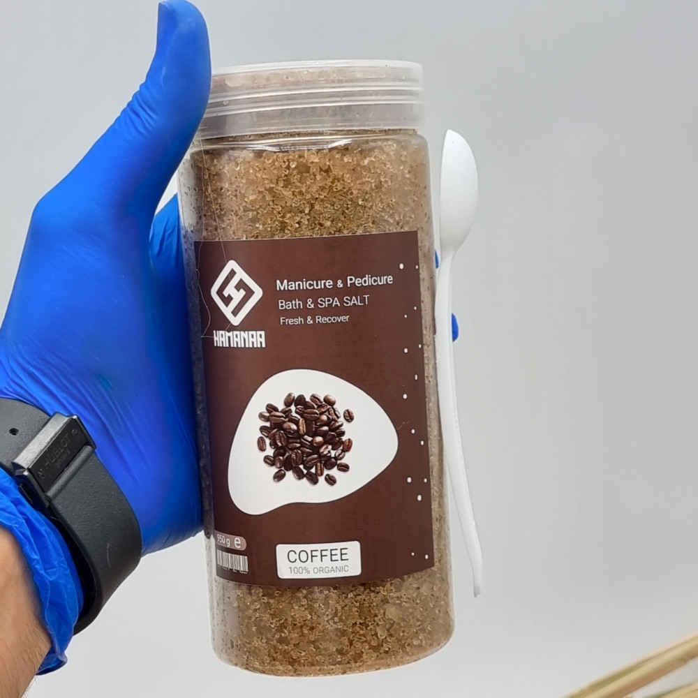 نمک حمام هامانا مدل Coffee وزن 950 گرم
