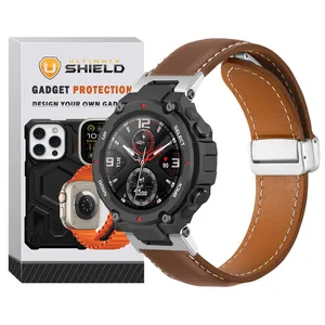 Ultimate Shield MAG Leather TXP SL Band For Amazfit Trex / Trex Pro (47mm)