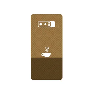 MAHOOT Minimal Cup of Coffee Icon Cover Sticker for Samsung Galaxy Note 8