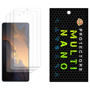 Anti-reflective Multi Nano Screen Protector Model X-S3M Suitable for Xiaomi Poco F5 Mobile Phone, Pack of Three